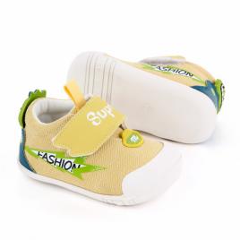 Pantofi galben mustar pentru baietei - dino (marime disponibila: 6-9 luni...