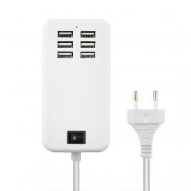 Adaptor si alimentare USB 20W cu 6 porturi -1,5M
