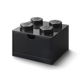Sertar de birou lego 2x2 negru