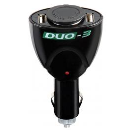 Priza tripla bricheta Duo-3 12V + USB