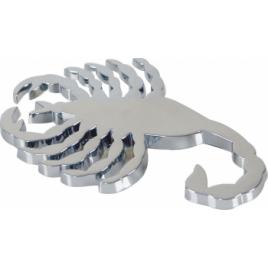 Autocolant 3D crom Scorpion