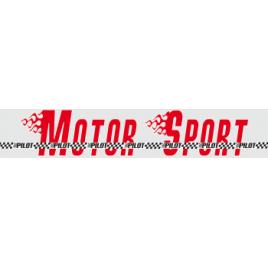 Autocolant parasolar Motor Sport 130x24cm - Fluorescent