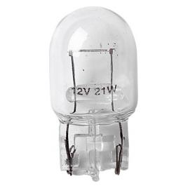 Bec 12V - W21W - 21W Frana semnaliz ceata soclu sticla W3x16d 2buc Lampa
