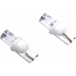 Bec tip LED 12V 5W soclu plastic T10 W2 1X9 5d 2buc Carpoint - Alb dispersat
