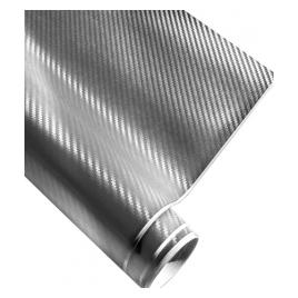 Autocolant folie fibra de carbon 3D 4Cars - Carbon/Argintiu