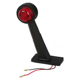 Lampa gabarit camion cu brat 60 and deg cu bec 24V Filson - Alb/Rosu