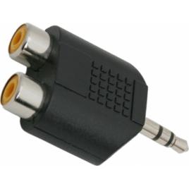 Adaptoare-Y RCA / JACK2 x soclu RCA-3 5 fisa st. JACK