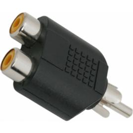 Adaptoare-Y RCA2 x soclu RCA-fisa RCA