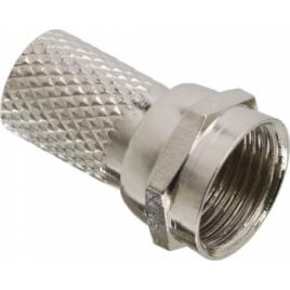 Fisa F pt. cablu RG6 executie filetat premium