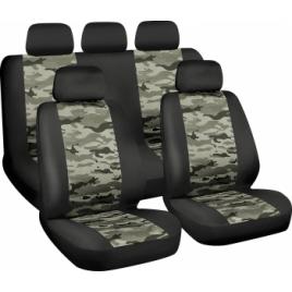 Huse scaun Camo Air-Force 9buc - Camuflaj