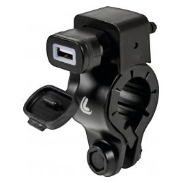 Incarcator motocicleta USB-Fix Tube cu fixare pe ghidon 12/24V - 3000mA
