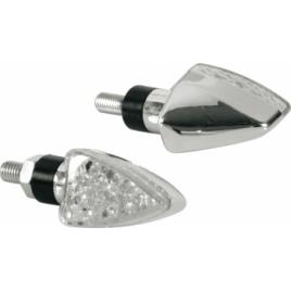 Lampi semnalizare directie mers Arrow-2 LED 12V 2buc - Crom