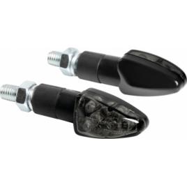 Lampi semnalizare directie mers Atom LED 12V 2buc - Negru
