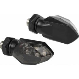 Lampi semnalizare directie mers Micro LED 12V 2buc - Negru