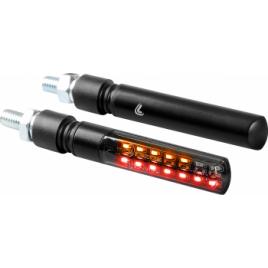 Lampi semnalizare directie mers lumina secventiala si pozitie/frana Line SQ LED 12V 2buc - Spate