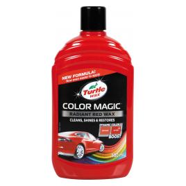 Pasta pentru lustruit caroserii Turtle wax Color Magic 500ml - Rosu