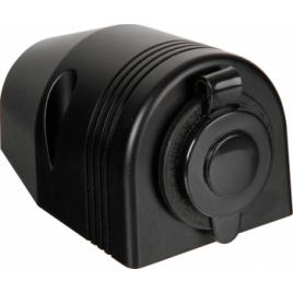 Priza auto cu montare pe suprafata si soclu rezistent la apa Ext-3 - 12/24V