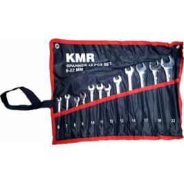 Set chei fixe combinate cu inelare in husa 12buc