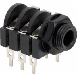 Soclu JACKlipire pe PCBsztereo and bull 6 3 mm