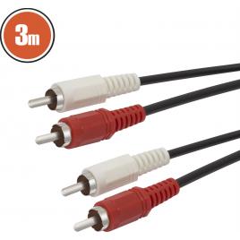 Cablu RCAfisa 2 x RCA-fisa 2 x RCA3 0 m