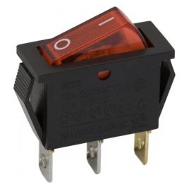 Interupator basculant 1 circuit 10A-250V OFF-ON lumini de rosie