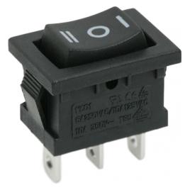 Interupator basculant 1 circuit 6A-250V ON-OFF-ON marcaj I-O-II