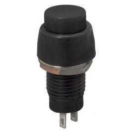 Intrerupator cu apasare 1 circuit 2A-250V OFF- ON negru