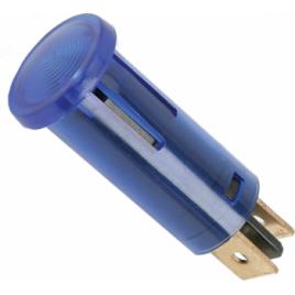 Lumina de semnal 230 V albastra