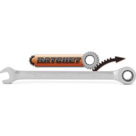 Cheie inelara cu clichet combinata cu cheie fixa 14 mm