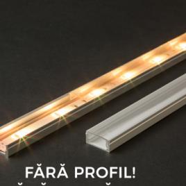 Ecran transparent pt. profil aluminiu LED - 1000 mm