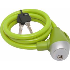 Lacat bicicleta10 mm x 120 cmverde