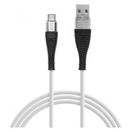 Delight - Cablu de date E and ldquo Micro USB inveliAY siliconic 4 culori 1 m