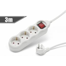 Delight - Prelungitor 3 prize cu intrerupator 3 m