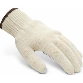 Manusi de protectie antiglisante - cu buline PVC - L