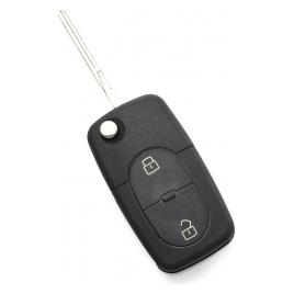 Audi - carcasa cheie tip briceag cu 2 butoane - CARGUARD