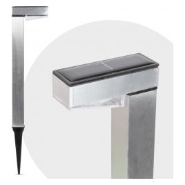 Lampa solara LED alb rece - Satinat - Metal