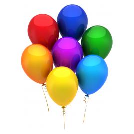 Set baloane colorate 15 buc./pachet