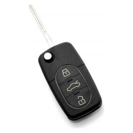 Audi - Carcasa cheie tip briceag cu 3 butoane - baterie 1616 - CARGUARD