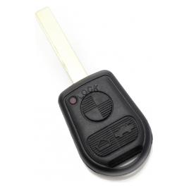 BMW - carcasa cheie cu 3 butoane cu lama 2 piste model nou - CARGUARD