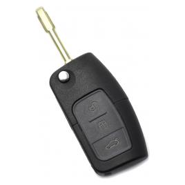Ford - Carcasa tip cheie briceag cu 3 butoane
