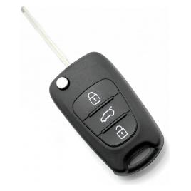 Hyundai - Carcasa cheie tip briceag 3 butoane lama pe stanga