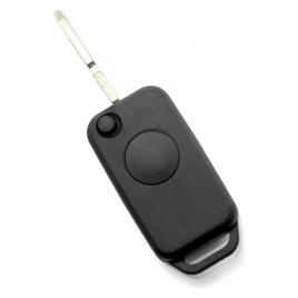 Mercedes Benz - Carcasa tip cheie briceag cu 1 buton lama 2 piste