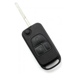 Mercedes Benz - Carcasa tip cheie briceag cu 3 butoane lama 2 piste