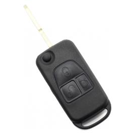 Mercedes Benz - Carcasa tip cheie briceag cu 3 butoane lama 4 piste