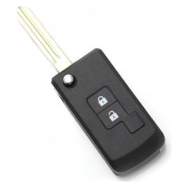 Nissan - Carcasa cheie tip briceag 2+1 butoane model patrat modificat