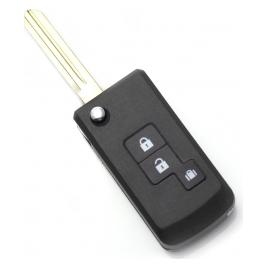 Nissan - Carcasa cheie tip briceag 2+1 butoane modificat