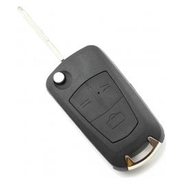 Opel - Carcasa tip cheie briceag cu 3 butoane lama pe stanga