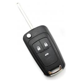Opel / Chevrolet - Carcasa tip cheie briceag cu 3 butoane