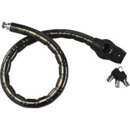 Antifurt cablu din otel calit acoperit cu plastic Boa and Oslash 24mm - 80cm