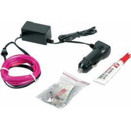 Fir luminos EL String-Light 12V - and Oslash 2 5mm - 200cm - Violet